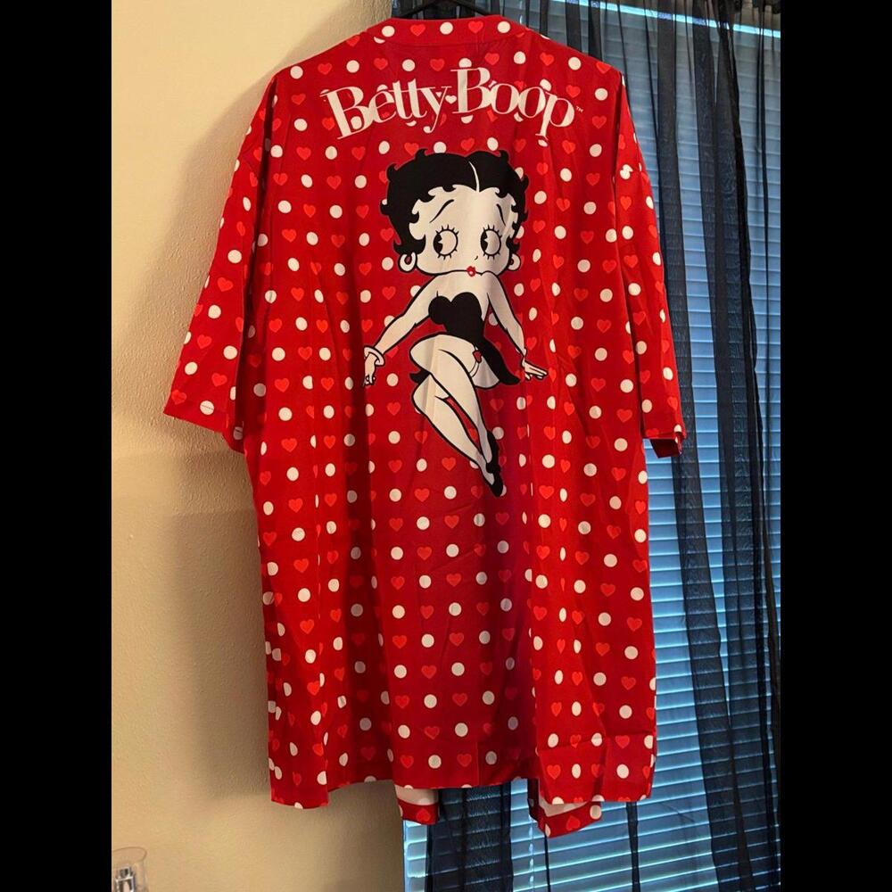 Betty Boop Red Polka Dot Robe